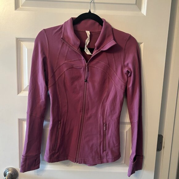 Lululemon Define Jacket *Luon Vintage Plum Size 4 - Picture 4 of 5